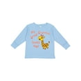 thumbnail image 1 of Inktastic My Great Grandma Loves Me- Cute Giraffe Boys or Girls Long Sleeve Toddler T-Shirt, 1 of 5