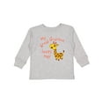 thumbnail image 1 of Inktastic My Great Grandma Loves Me- Cute Giraffe Boys or Girls Long Sleeve Toddler T-Shirt, 1 of 5