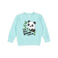 thumbnail image 1 of Inktastic My Great Grandma Loves Me Cute Panda Toddler Sweatshirt, 1 of 4