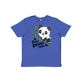 thumbnail image 1 of Inktastic My Great Grandma Loves Me Cute Panda Youth T-Shirt, 1 of 5