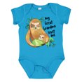 thumbnail image 1 of Inktastic My Great Grandma Loves Me Cute Sloth and Baby Boys or Girls Baby Bodysuit, 1 of 5