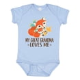 thumbnail image 1 of Inktastic My Great Grandma Loves Me Fox Boys or Girls Baby Bodysuit, 1 of 5