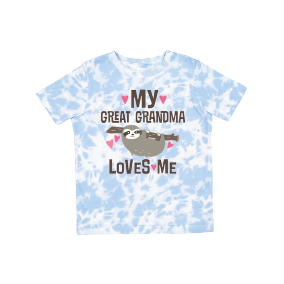 Inktastic My Great Grandma Loves Me Girls Toddler T-Shirt