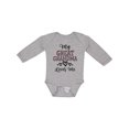 thumbnail image 1 of Inktastic My Great Grandma Loves Me Granddaughter Girls Long Sleeve Baby Bodysuit, 1 of 5