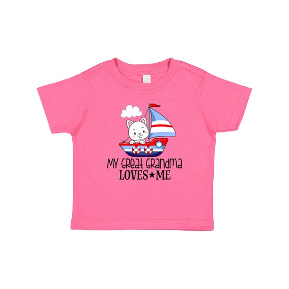 Inktastic My Great Grandma Loves Me Grandson Boys Baby T-Shirt