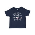 thumbnail image 1 of Inktastic My Great Grandma Loves Me Heart Great Grandchild Boys or Girls Baby T-Shirt, 1 of 5