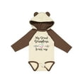thumbnail image 1 of Inktastic My Great Grandma Loves Me Heart Great Grandchild Boys or Girls Long Sleeve Baby Bodysuit, 1 of 5