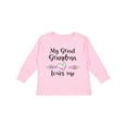 thumbnail image 1 of Inktastic My Great Grandma Loves Me Heart Great Grandchild Boys or Girls Long Sleeve Toddler T-Shirt, 1 of 5