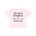 thumbnail image 1 of Inktastic My Great Grandma Loves Me Heart Great Grandchild Boys or Girls Toddler T-Shirt, 1 of 5