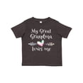 thumbnail image 1 of Inktastic My Great Grandma Loves Me Heart Great Grandchild Boys or Girls Toddler T-Shirt, 1 of 5