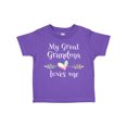 thumbnail image 1 of Inktastic My Great Grandma Loves Me Heart Great Grandchild Boys or Girls Toddler T-Shirt, 1 of 5