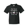 thumbnail image 1 of Inktastic My Great Grandma Loves Me- Heart Great Grandchild Youth T-Shirt, 1 of 5