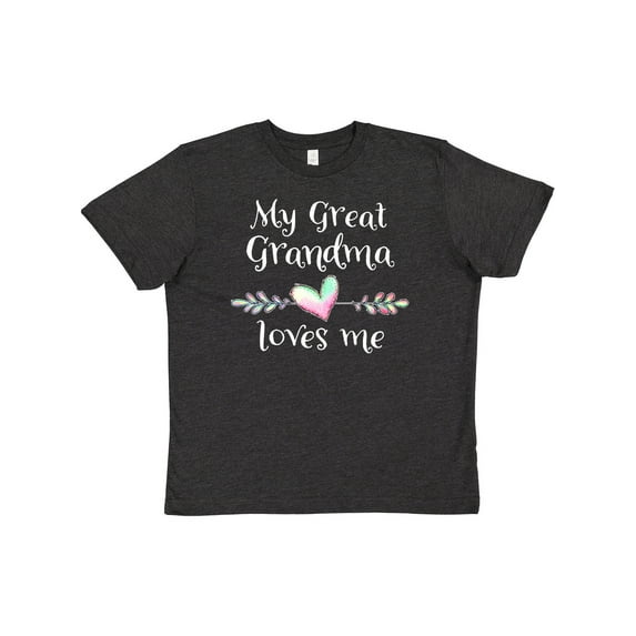 Inktastic My Great Grandma Loves Me- Heart Great Grandchild Youth T-Shirt