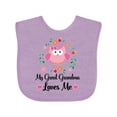thumbnail image 1 of Inktastic My Great Grandma Loves Me Owl Girls Baby Bib, 1 of 4