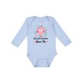 thumbnail image 1 of Inktastic My Great Grandma Loves Me Owl Girls Long Sleeve Baby Bodysuit, 1 of 5