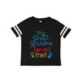 thumbnail image 1 of Inktastic My Great Grandma Loves Me for Grandson Boys or Girls Toddler T-Shirt, 1 of 5