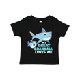 thumbnail image 1 of Inktastic My Great Grandma Loves Me with Cute Sharks Boys or Girls Toddler T-Shirt, 1 of 5