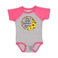 thumbnail image 1 of Inktastic My Great Grandma Loves Me with Sunflower Wreath Boys or Girls Baby Bodysuit, 1 of 5