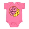thumbnail image 1 of Inktastic My Great Grandma Loves Me with Sunflower Wreath Boys or Girls Baby Bodysuit, 1 of 5