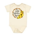 thumbnail image 1 of Inktastic My Great Grandma Loves Me with Sunflower Wreath Boys or Girls Baby Bodysuit, 1 of 5