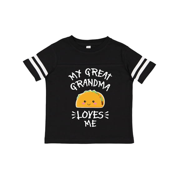 Inktastic My Great Grandma Loves Me with Taco Illustration Boys or Girls Toddler T-Shirt