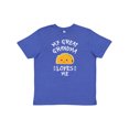 thumbnail image 1 of Inktastic My Great Grandma Loves Me with Taco Illustration Youth T-Shirt, 1 of 5