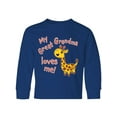 thumbnail image 1 of Inktastic My Great Grandma Loves me- cute giraffe Long Sleeve Youth T-Shirt, 1 of 5