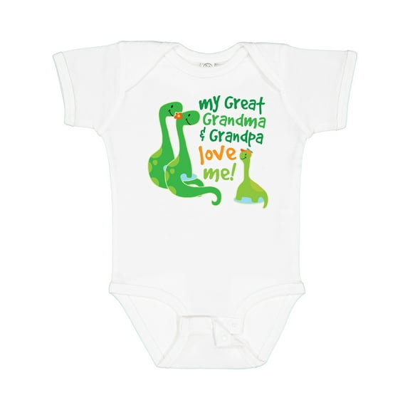 Inktastic My Great Grandma and Grandpa Love Me Boys Baby Bodysuit