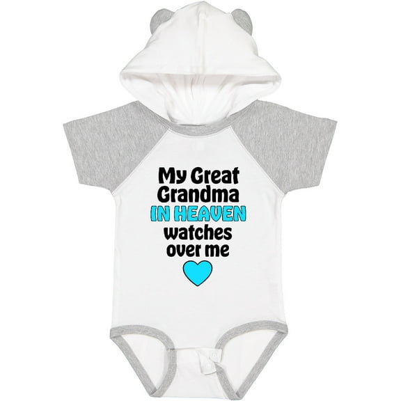 Inktastic My Great Grandma in Heaven Watches over Me Boys or Girls Baby Bodysuit