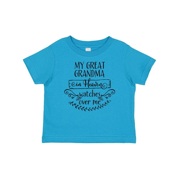 Inktastic My Great Grandma in Heaven Watches over Me Boys or Girls Baby T-Shirt