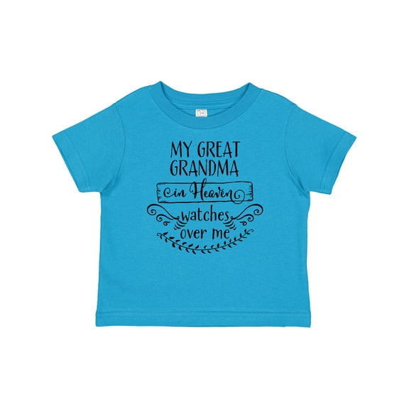 Inktastic My Great Grandma in Heaven Watches over Me Boys or Girls Baby T-Shirt