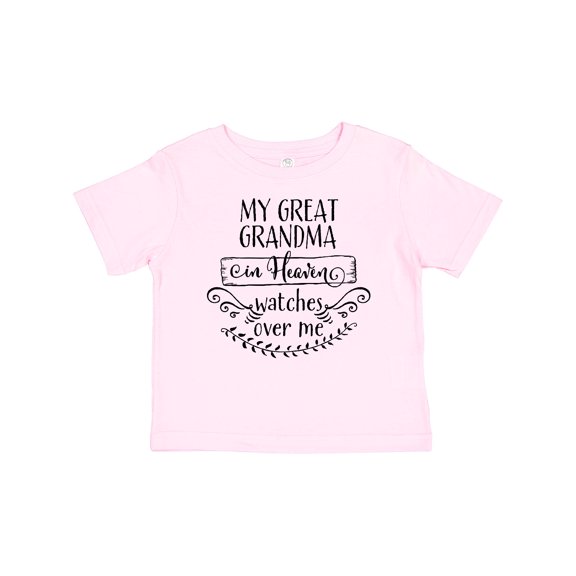 Inktastic My Great Grandma in Heaven Watches over Me Boys or Girls Baby T-Shirt