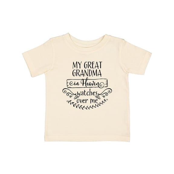 Inktastic My Great Grandma in Heaven Watches over Me Boys or Girls Baby T-Shirt