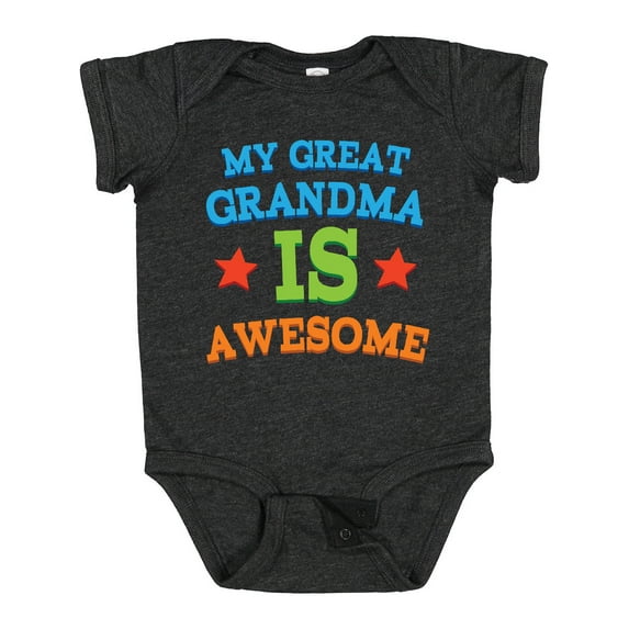 Inktastic My Great Grandma is Awesome Boys or Girls Baby Bodysuit
