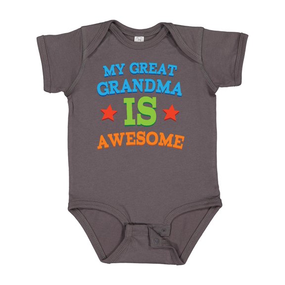 Inktastic My Great Grandma is Awesome Boys or Girls Baby Bodysuit