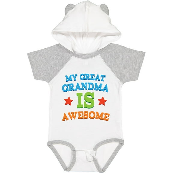 Inktastic My Great Grandma is Awesome Boys or Girls Baby Bodysuit