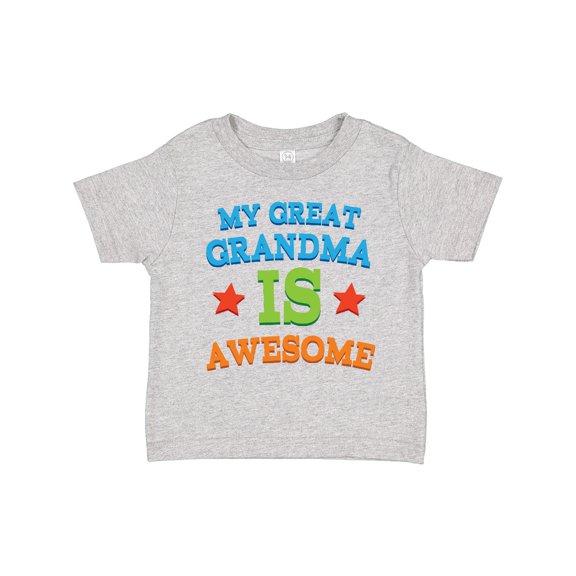 Inktastic My Great Grandma is Awesome Boys or Girls Toddler T-Shirt