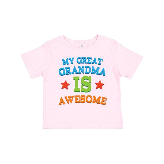 Inktastic My Great Grandma is Awesome Boys or Girls Toddler T-Shirt