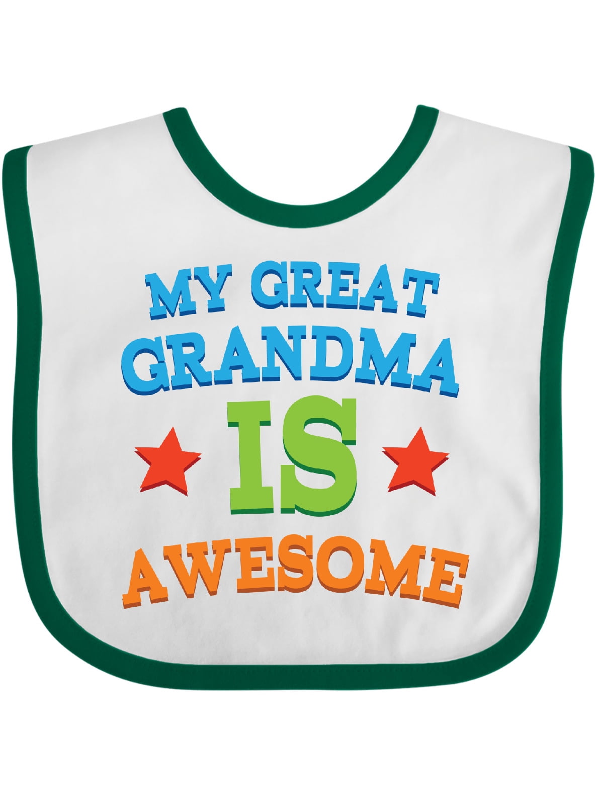 Inktastic My Great Grandma is Awesome Gift Baby Boy or Baby Girl Bib