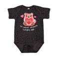 thumbnail image 1 of Inktastic My Great Grandpa Loves Me Bear and Hearts Boys or Girls Baby Bodysuit, 1 of 5