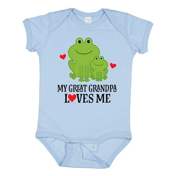 Inktastic My Great Grandpa Loves Me Boys Boys Baby Bodysuit