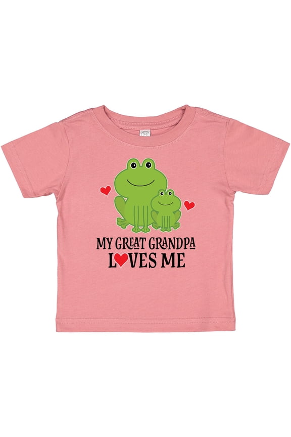 My Great Grandpa Loves Me Boys Gift Boys Baby T-Shirt