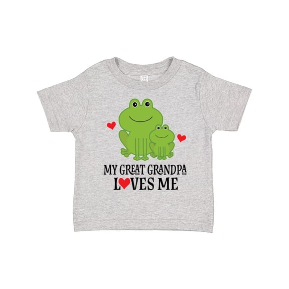 Inktastic My Great Grandpa Loves Me Boys Boys Toddler T-Shirt