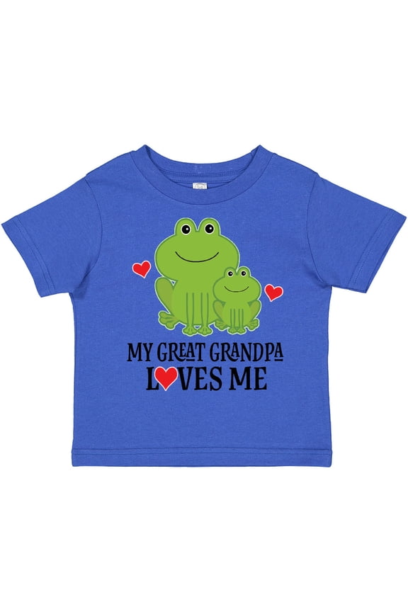 My Great Grandpa Loves Me Boys Boys Toddler T-Shirt