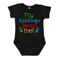 thumbnail image 1 of Inktastic My Great Grandpa Loves Me Boys or Girls Baby Bodysuit, 1 of 5