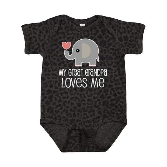 Inktastic My Great Grandpa Loves Me Boys or Girls Baby Bodysuit