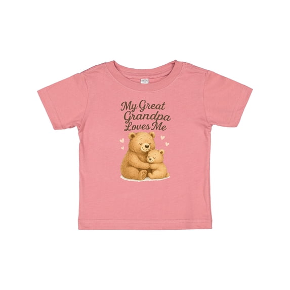 Inktastic My Great Grandpa Loves Me Boys or Girls Baby T-Shirt