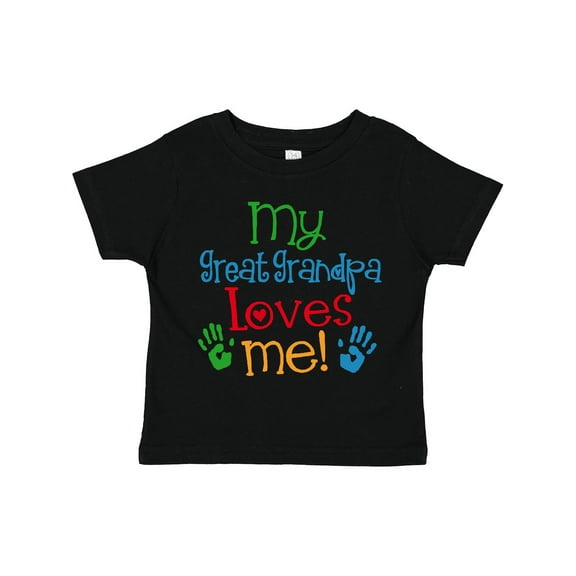 Inktastic My Great Grandpa Loves Me Boys or Girls Toddler T-Shirt