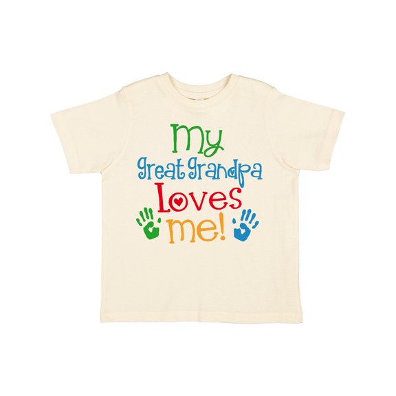 Inktastic My Great Grandpa Loves Me Boys or Girls Toddler T-Shirt
