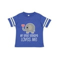 thumbnail image 1 of Inktastic My Great Grandpa Loves Me Boys or Girls Toddler T-Shirt, 1 of 5